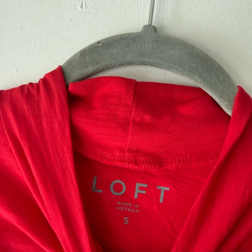 LOFT Bright Red Top - Picture 3 of 3